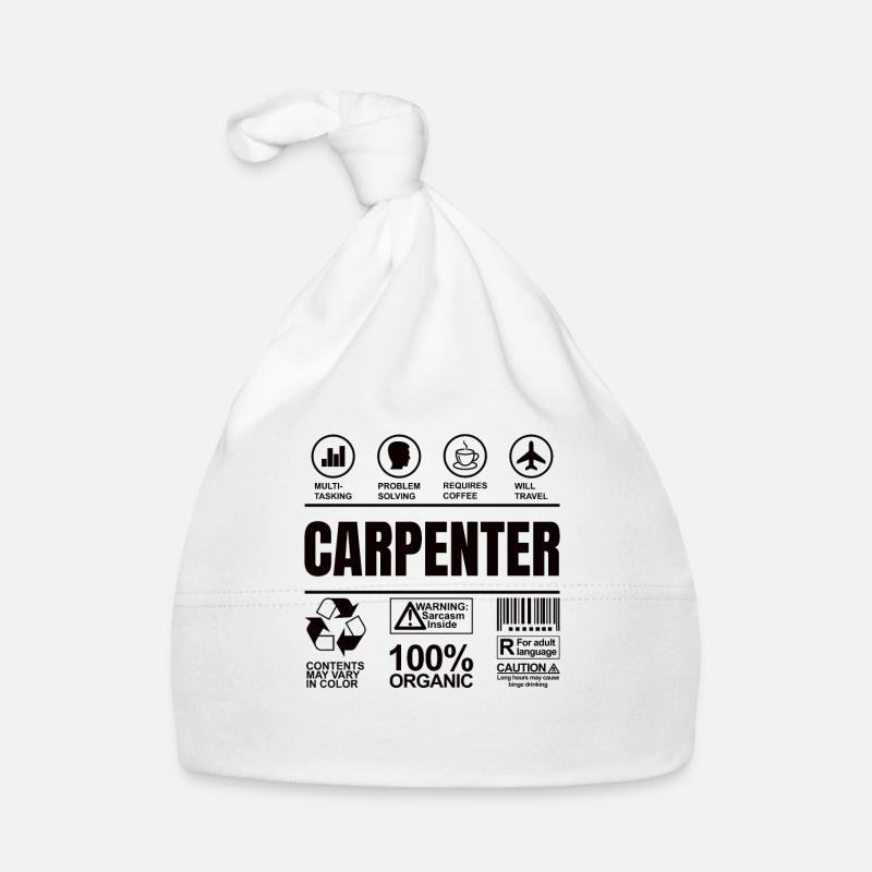 Carpenter Carpenter Wood Crafts Tool Building Organic Baby Cap
