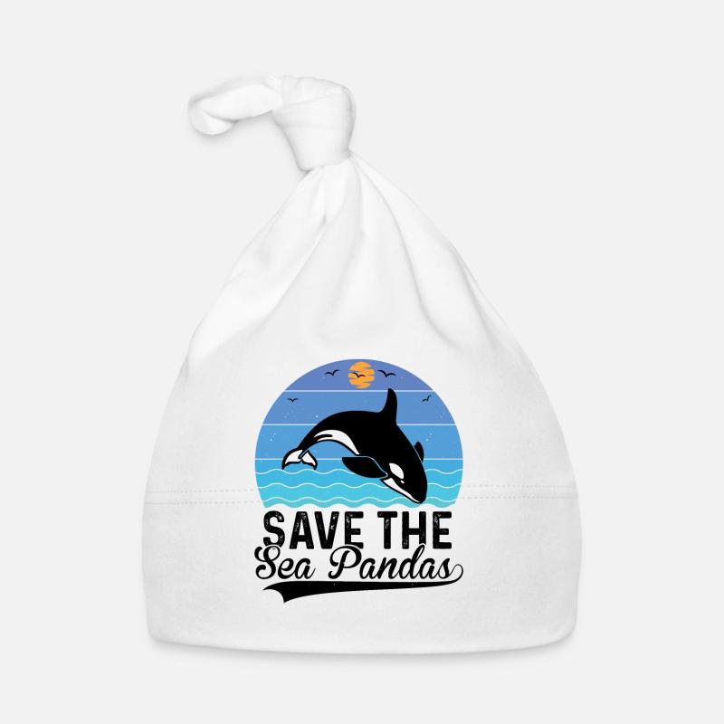 Orca Marine Biologist Killer Whale Killer Whale Organic Baby Cap