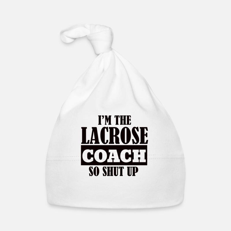 Lacrosse Trainer Experte Sport Spiel Coach Baby Bio-Mütze