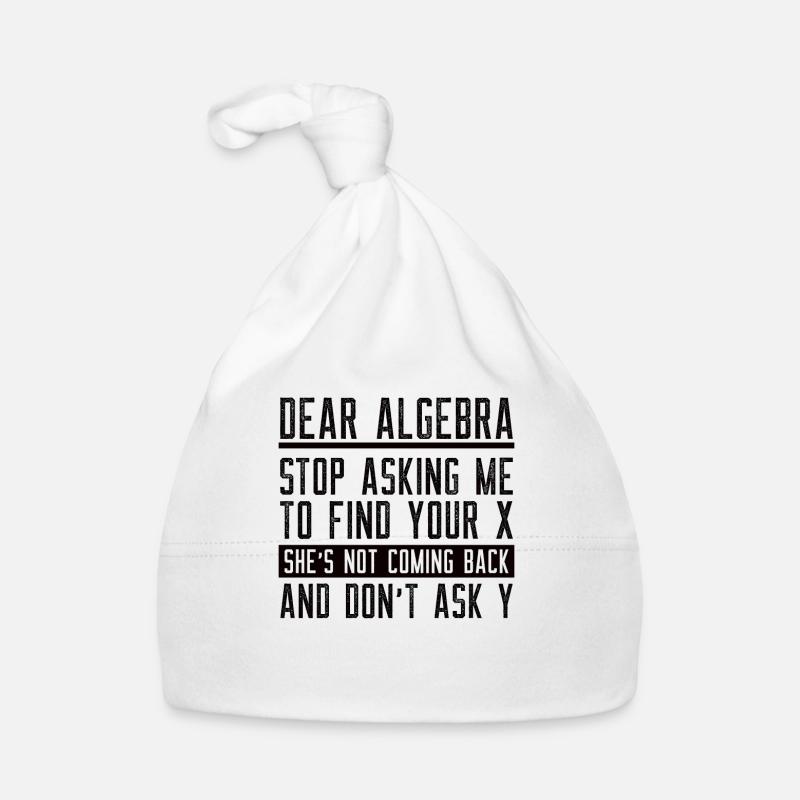 Mathe Mathematik Mathematiker Schule Algebra Baby Bio-Mütze