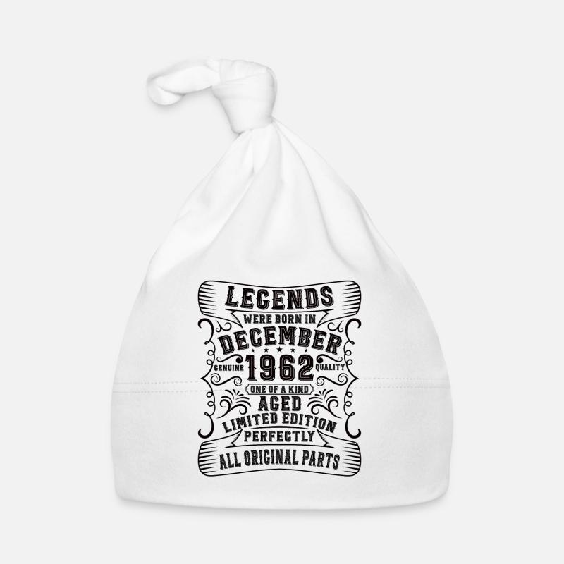 Décembre 1962 - Anniversaire en décembre Bonnet bio Bébé