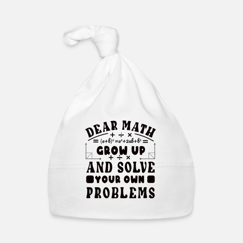 Professeur de mathématiques Formule mathématique Professeur de géométrie Bonnet bio Bébé