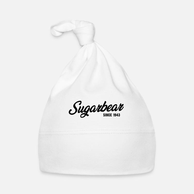 Funny Sugarbear Since 1943 Organic Baby Cap