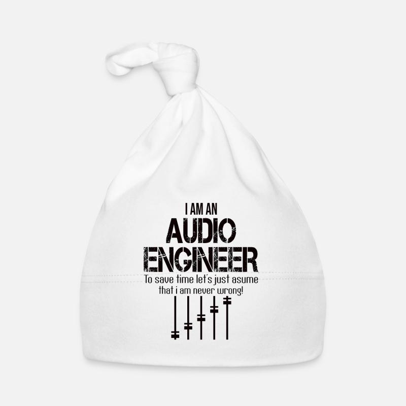 Audio Engineer Toningenieur Ton Tontechniker Mixer Baby Bio-Mütze