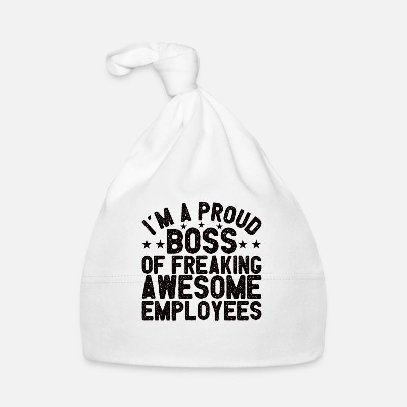 Bester Geschäftsführer Mitarbeiter Unternehmer Baby Bio-Mütze