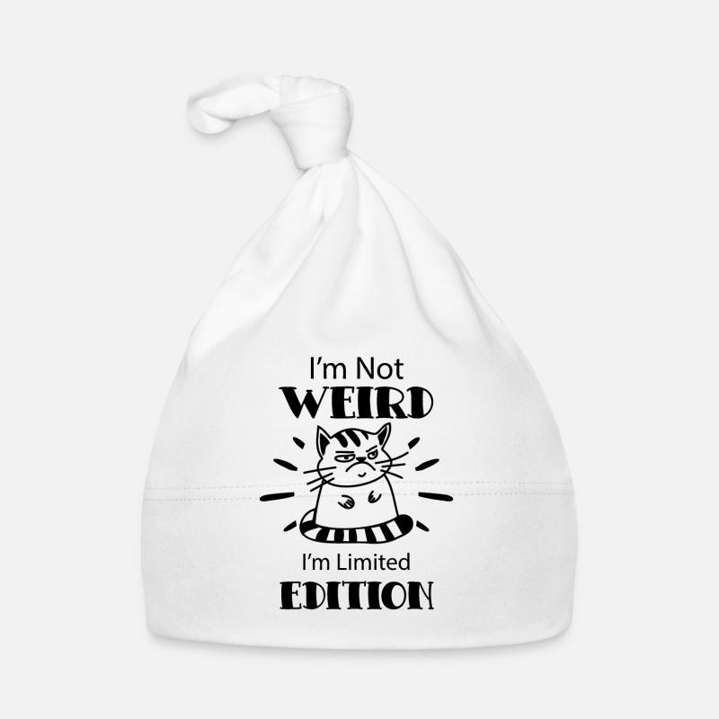 Propriétaire de chat en édition limitée Cat Funny Bonnet bio Bébé