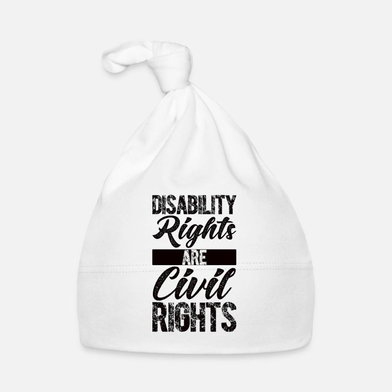 Behindertenrechte sind Menschenrechte Geschenk Baby Bio-Mütze