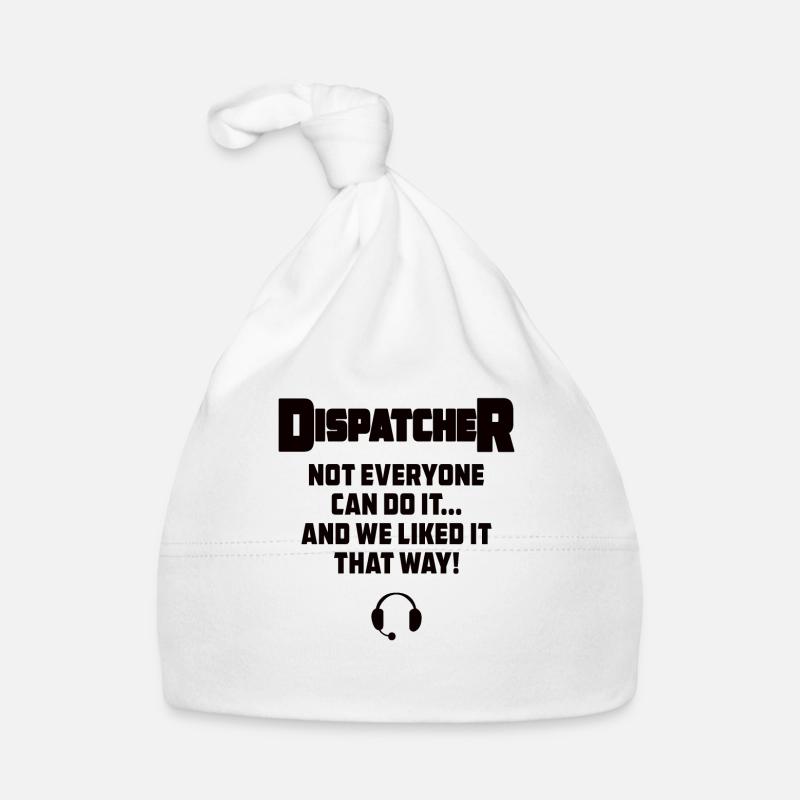Meilleur devis de répartiteur Profession de cadeau Logistique - Bonnet bio Bébé - blanc