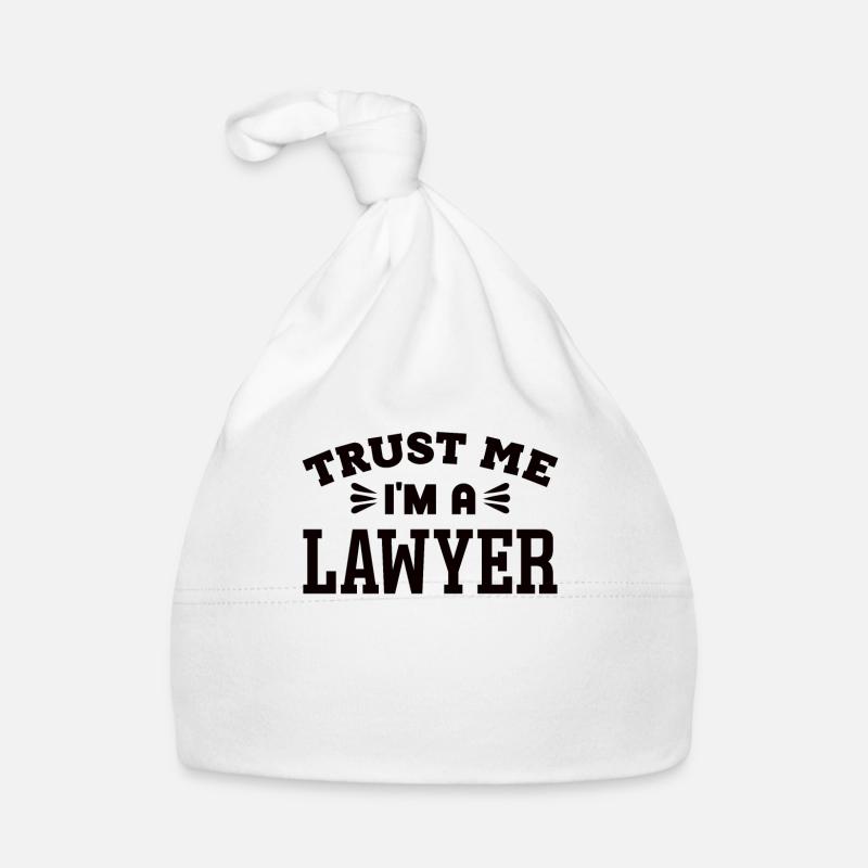 Avocat Profession Avocat Avocat Droit - Bonnet bio Bébé - blanc