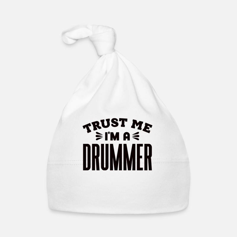 Drummer Drums Musicians Organic Baby Cap