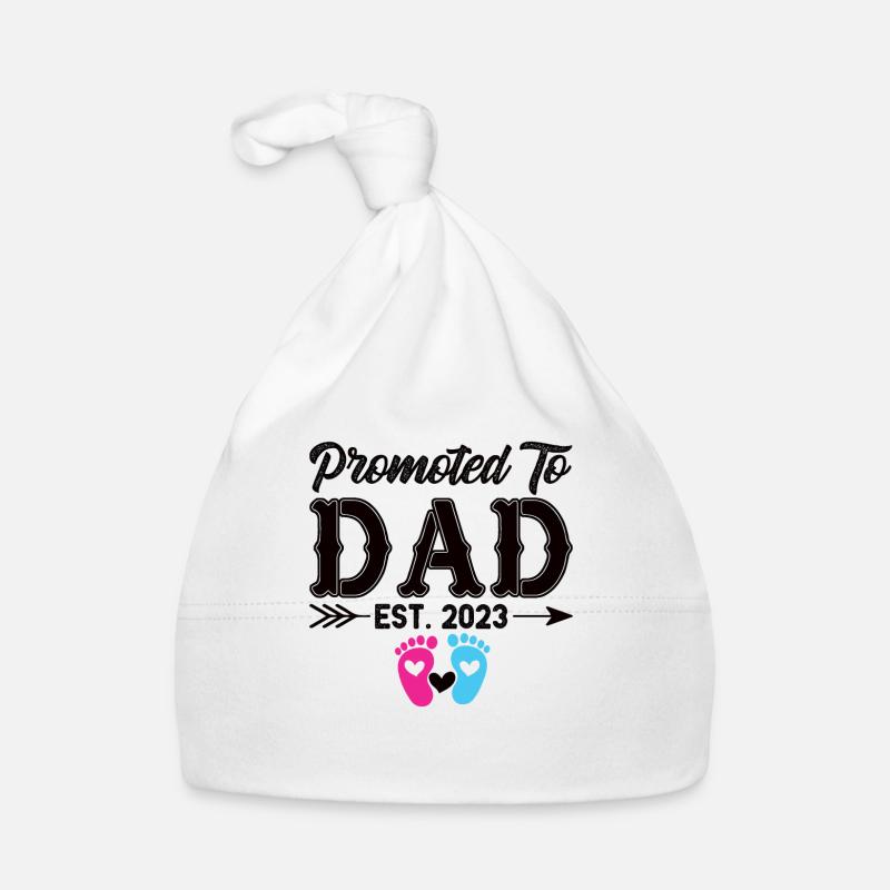 Père 2023 - Papa 2023 - Papa tombe enceinte Bonnet bio Bébé
