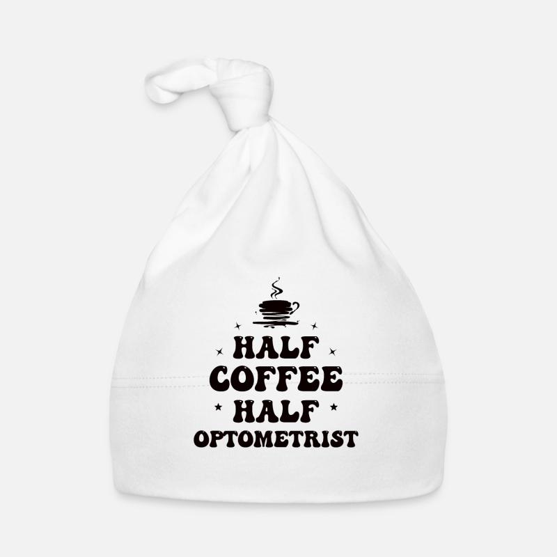 Augenoptiker Optometrist Optiker Augenarzt Kaffee Baby Bio-Mütze
