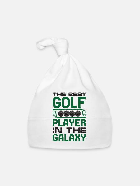 Golf Golfer Gift Hobby Club Quote - Organic Baby Cap - white - Front