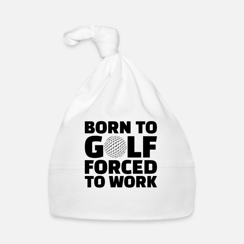 Golf Golfer Gift Hobby Club Quote Organic Baby Cap