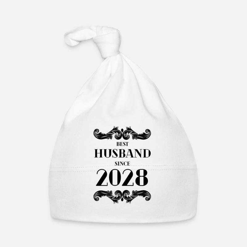 Bester Ehemann seit Hochzeitstag 2028 Baby Bio-Mütze