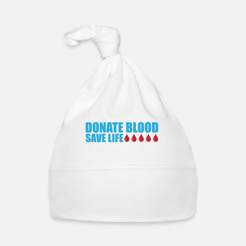 Don de sang Dons de sang Donneurs de sang Bonnet bio Bébé