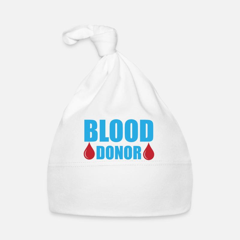 Blutspende Blutspenden Blutspender Baby Bio-Mütze
