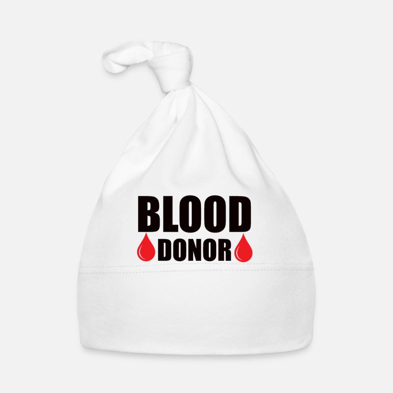 Don de sang Dons de sang Donneurs de sang Bonnet bio Bébé