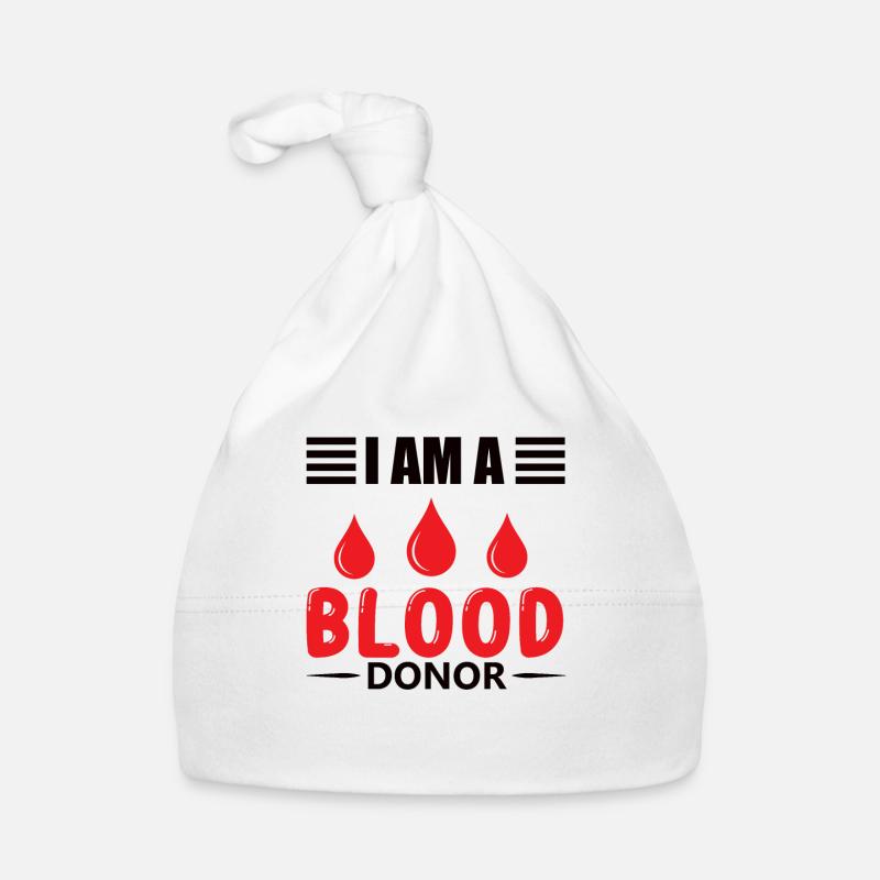 Blutspende Blutspenden Blutspender Baby Bio-Mütze