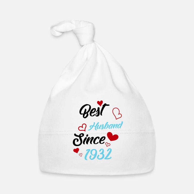 Best Husband Since 1932 Wedding Organic Baby Cap
