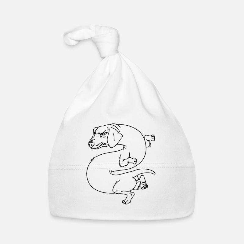 Japanese Dachshund Dragon Dog Fun Dachshund Organic Baby Cap