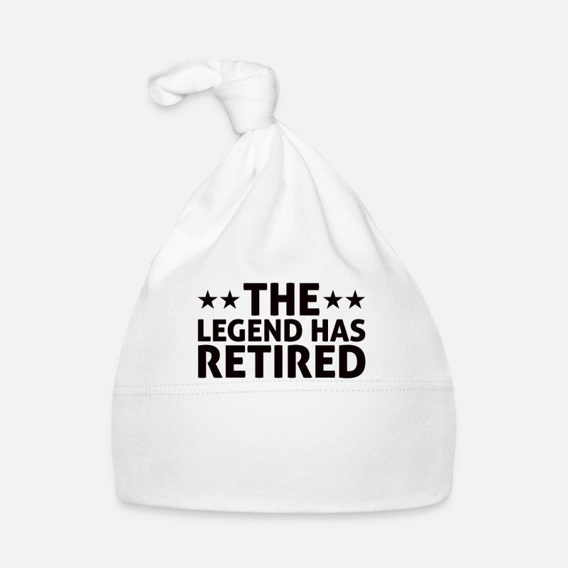 The legend retires gift Organic Baby Cap