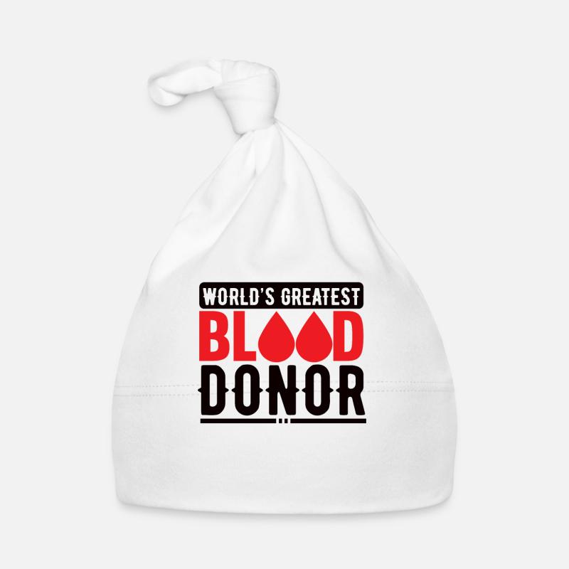 Don de sang Dons de sang Donneurs de sang Bonnet bio Bébé