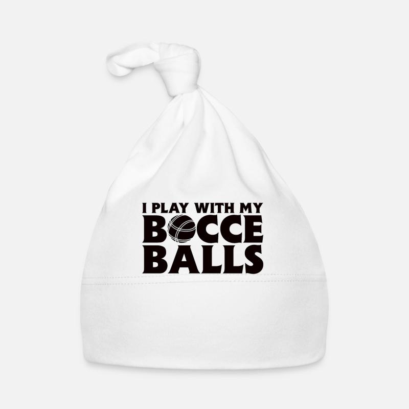 Bocce Spruch Bocce Ball mit Jack Bocci Game Bocce Baby Bio-Mütze