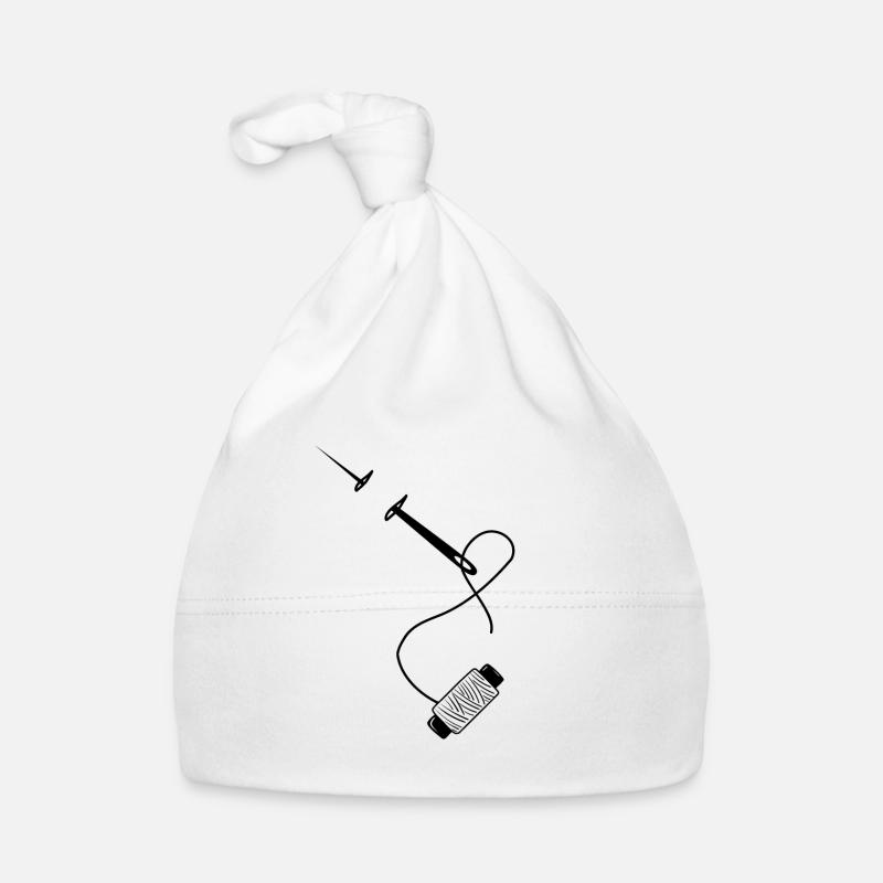 Couturière Couturière - Bonnet bio Bébé - blanc