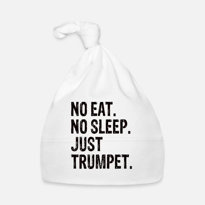 Trompete Orchester Musiker Trompeter Blasmusik Baby Bio-Mütze