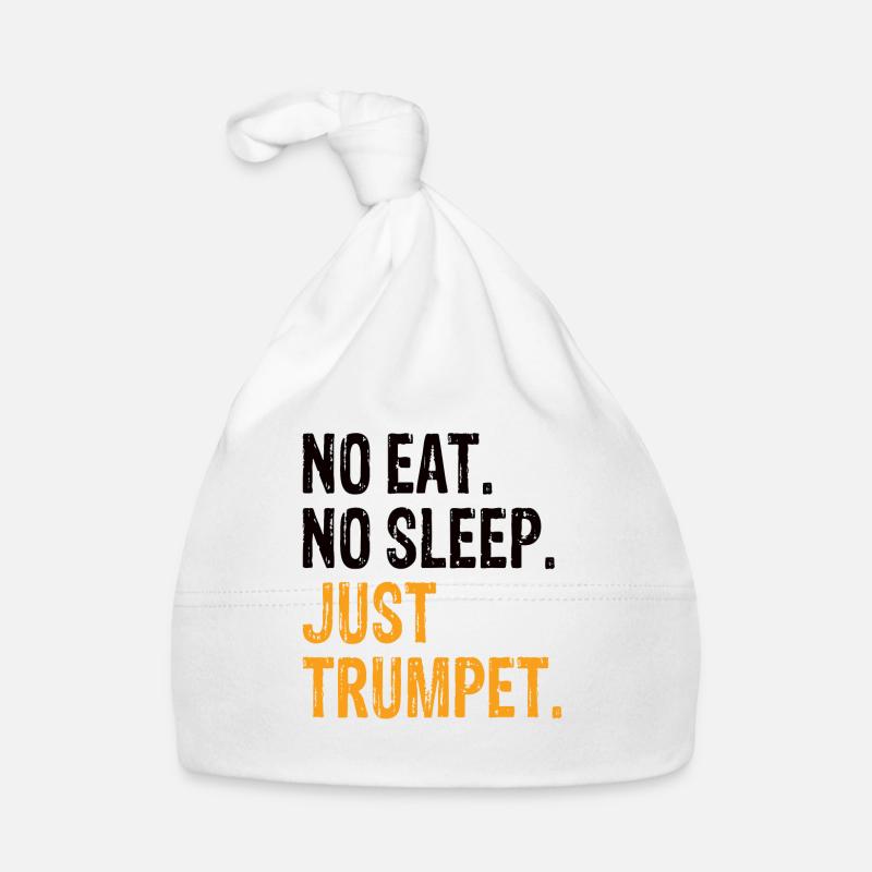 Trompete Orchester Musiker Trompeter Blasmusik Baby Bio-Mütze