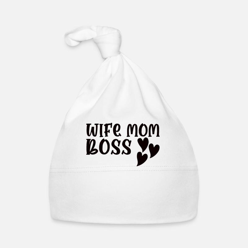 Mutter Ehefrau Boss Muttertag Beste Mama Frau Chef Baby Bio-Mütze