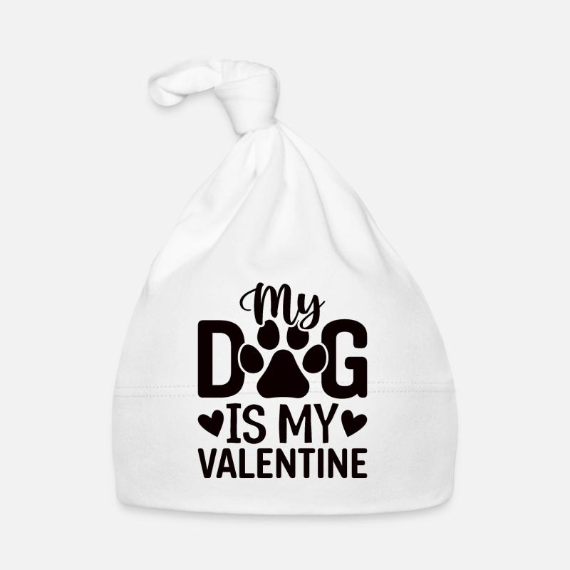 Chiens de la Saint-Valentin Bonnet bio Bébé