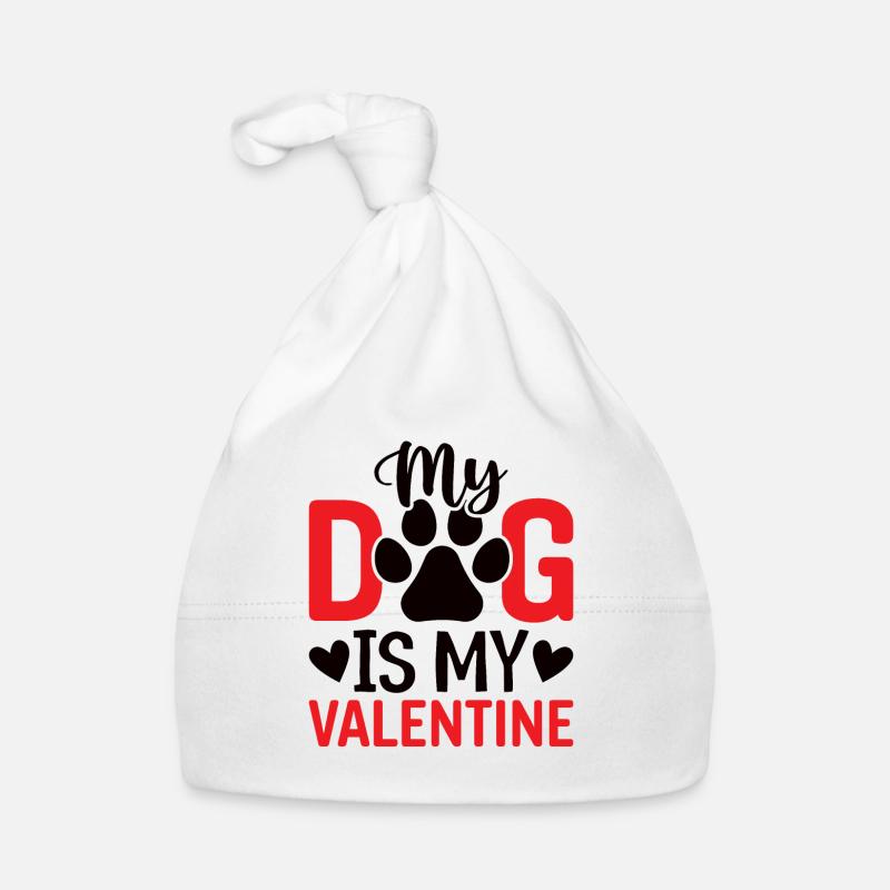Valentinstag Hunde Baby Bio-Mütze