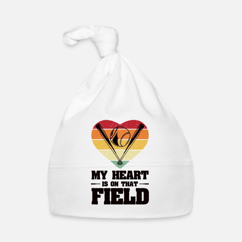 Baseball Heartbeat Player Pulse Frequency Sports Bonnet bio Bébé