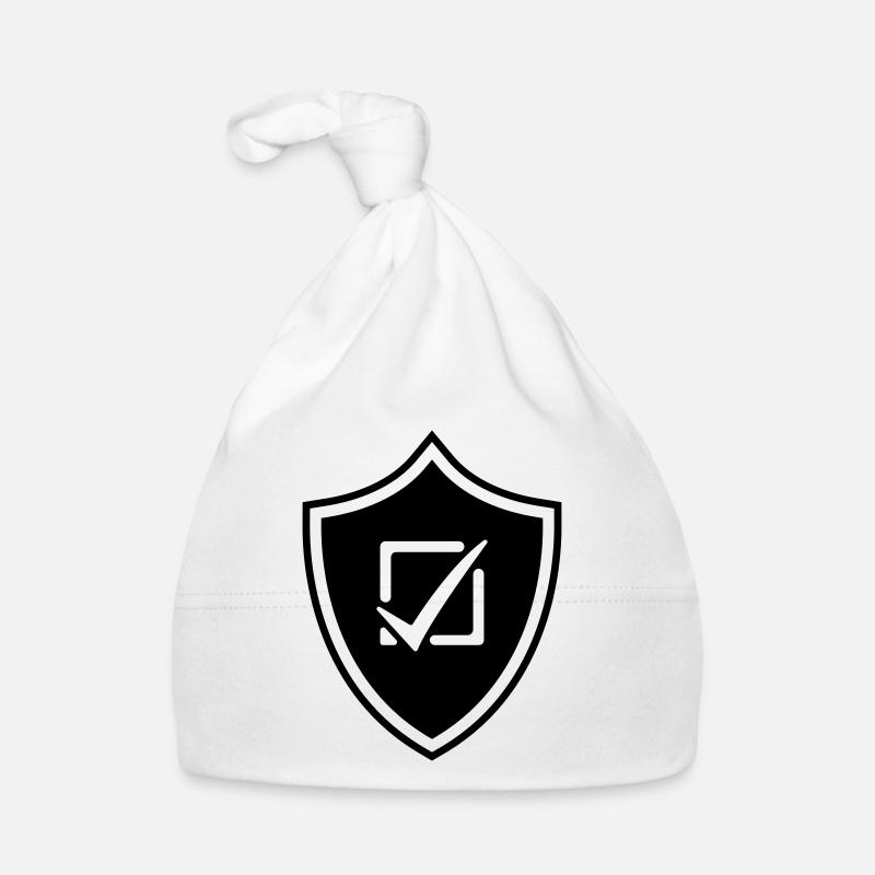 Häkchen Wahlen Wappen Baby Bio-Mütze