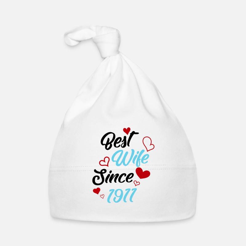 Jubiläum Trauerbeste Ehefrau seit 1911 Hochzeit Baby Bio-Mütze