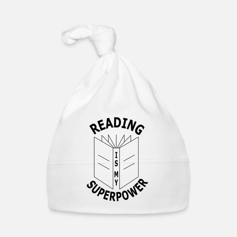 Bücher Lesen Bücherwurm Baby Bio-Mütze