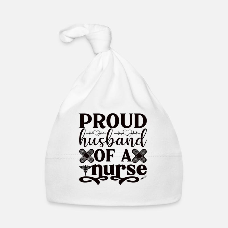 Ehemann einer Krankenschwester Baby Bio-Mütze