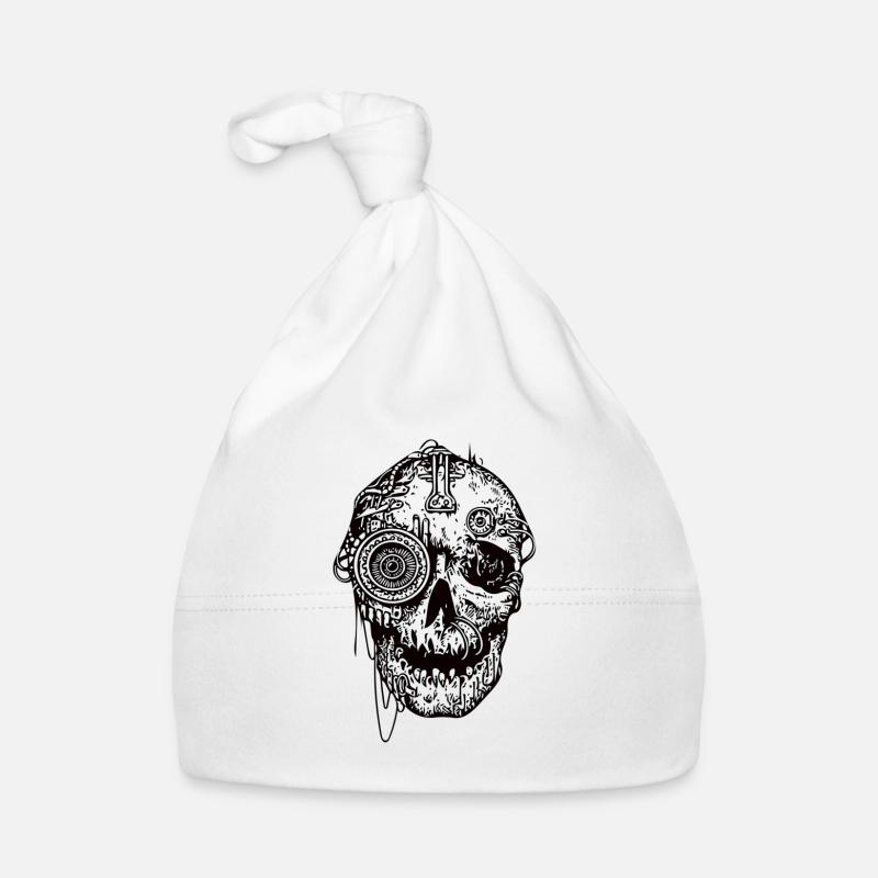 Zombie Head Organic Baby Cap