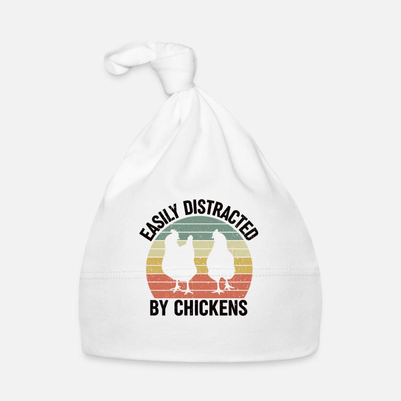 Poulet Élevage de poulet Poulet Éleveur Poulet Cadeau Bonnet bio Bébé
