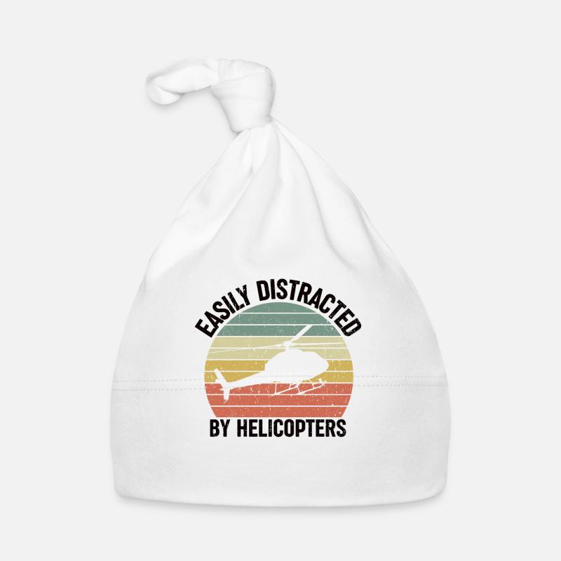 Helicopter Helicopter Pilot Helicopter Heli Organic Baby Cap