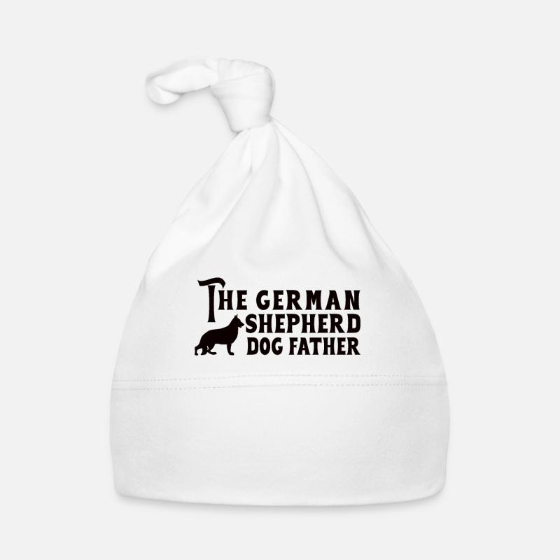 Deutscher Schäferhund Papa Baby Bio-Mütze