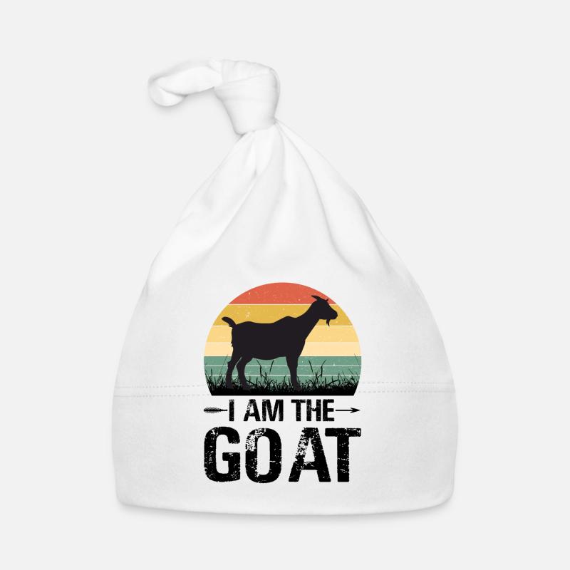 Funny Goat Keeper Goat Owner Gift Organic Baby Cap