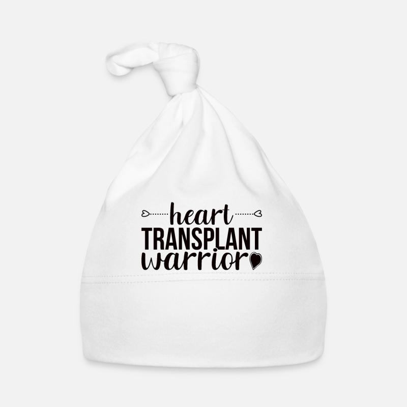 Second Heart Second Life Heart Transplant Surgery Organic Baby Cap