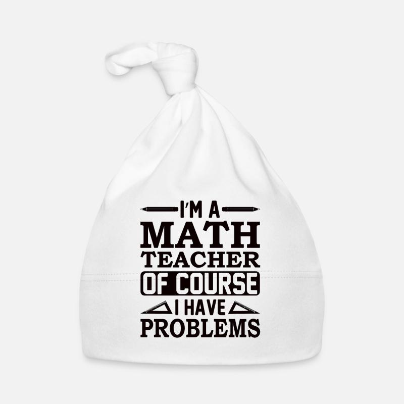 Professeur de mathématiques Formule mathématique Professeur de géométrie Bonnet bio Bébé