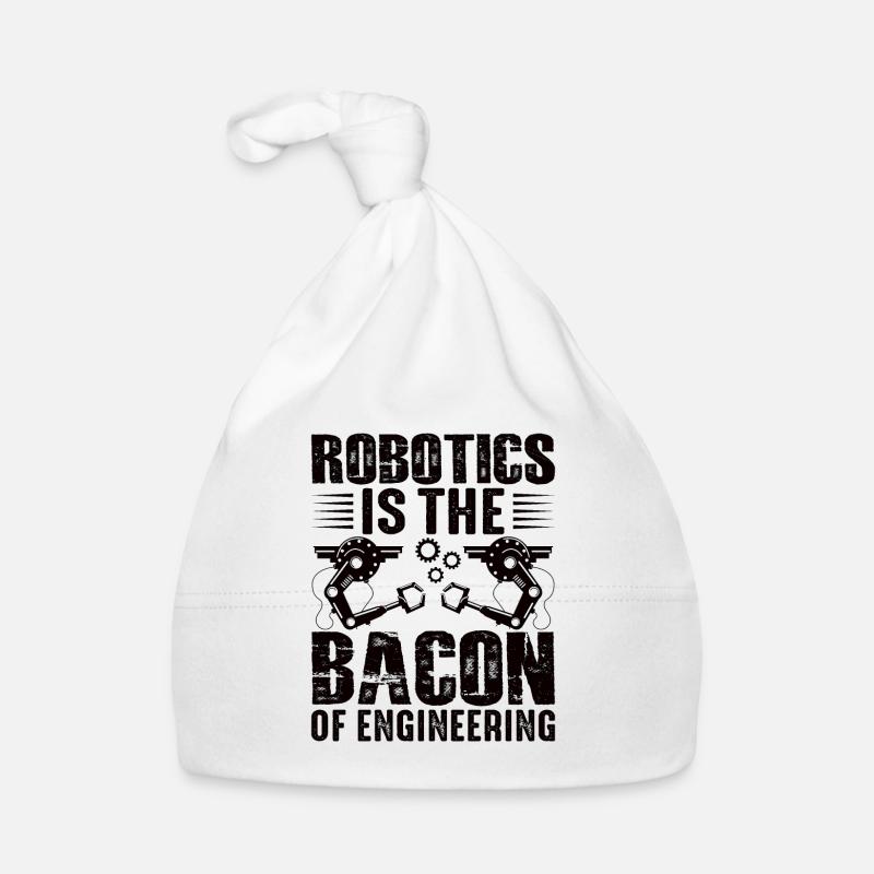 Roboter Programmierer Automatisierungstechniker Baby Bio-Mütze