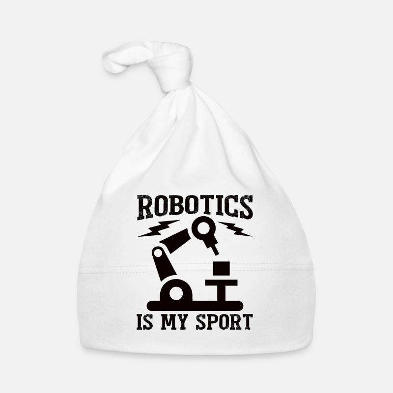 Roboter Programmierer Automatisierungstechniker Baby Bio-Mütze