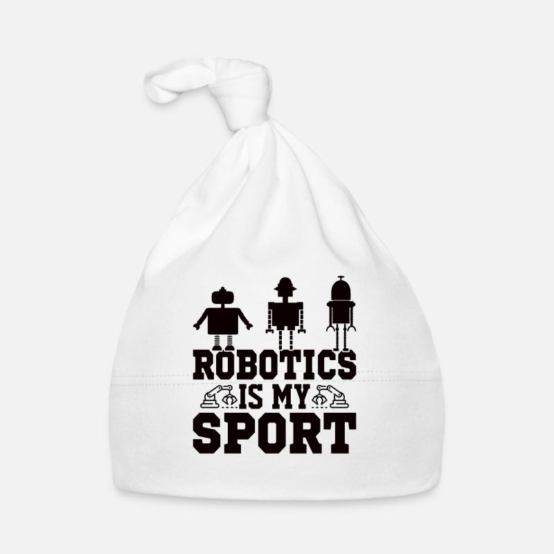 Roboter Programmierer Automatisierungstechniker Baby Bio-Mütze