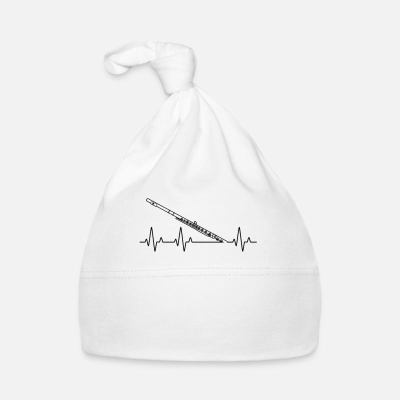 Flûtiste Flûtiste - Bonnet bio Bébé - blanc